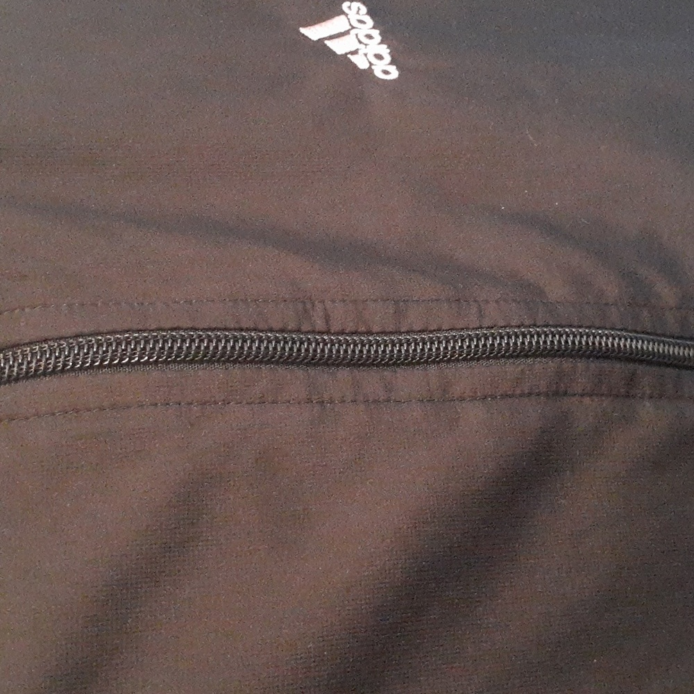Adidas Women's Black and Pink Athletic Jacket Windbreaker Size XL - Picture 6 of 6